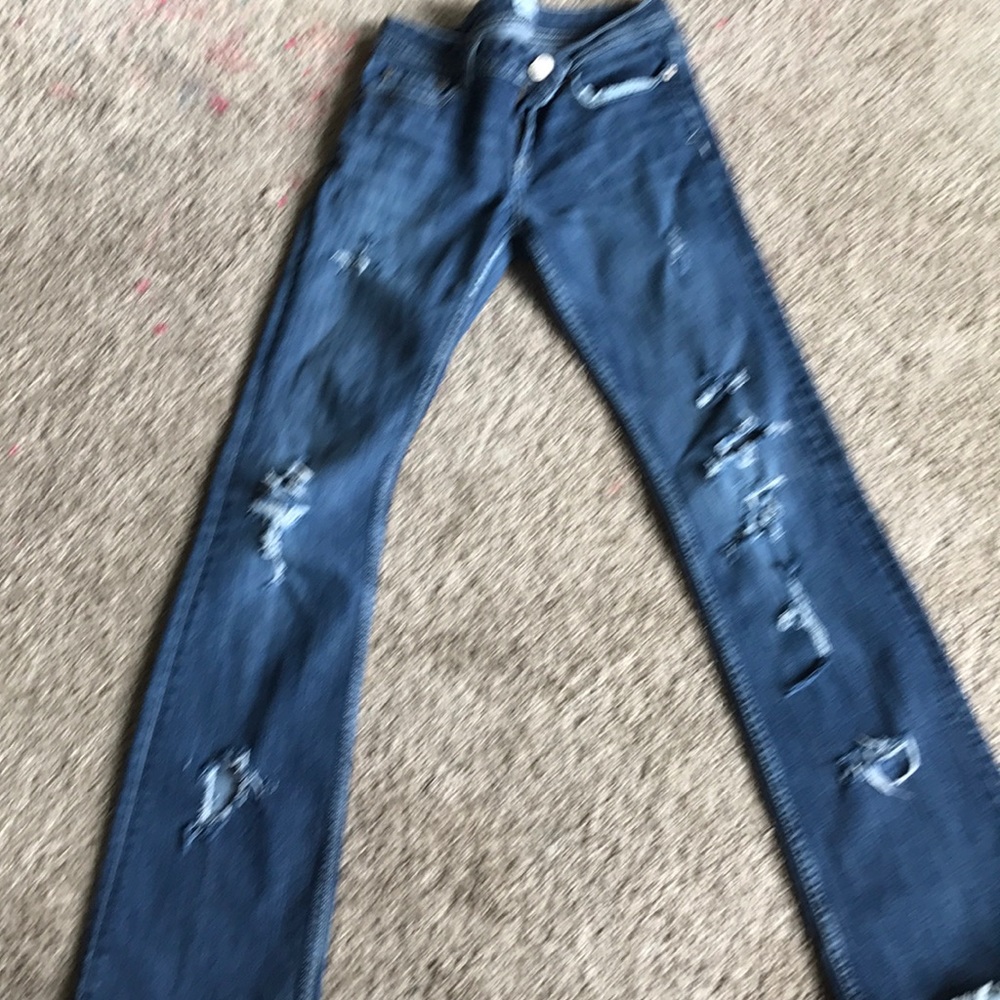 Aeropostale Bellbottoms with rips in them